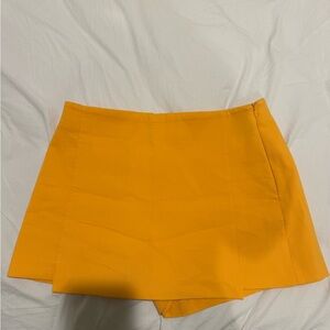 Zara Orange Skort